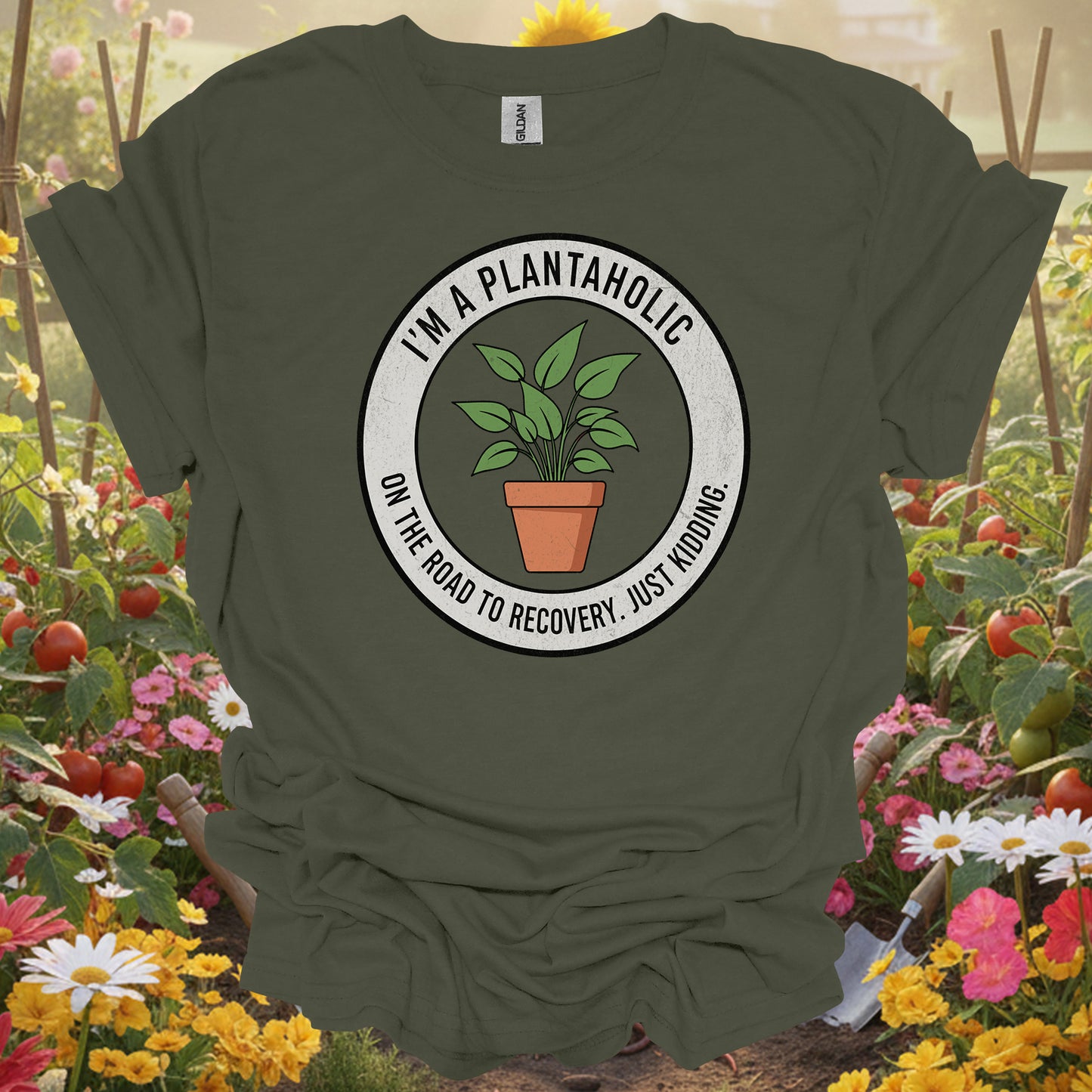 "I'm a Plantaholic" Funny Houseplant T-Shirt