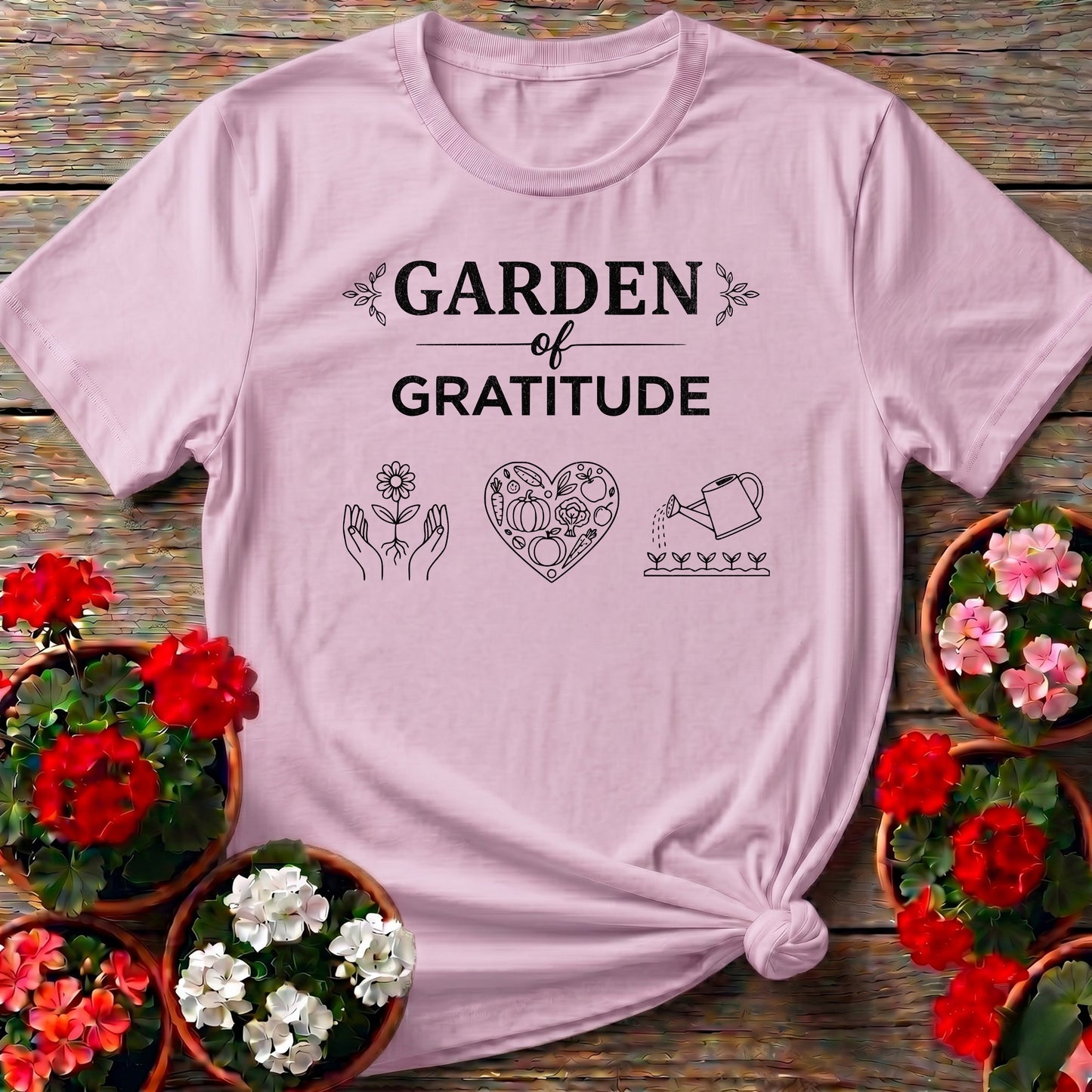 Garden of Gratitude Gardening Shirt