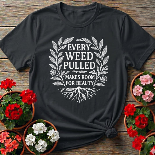 Every Weed Pulled Gardener Tee