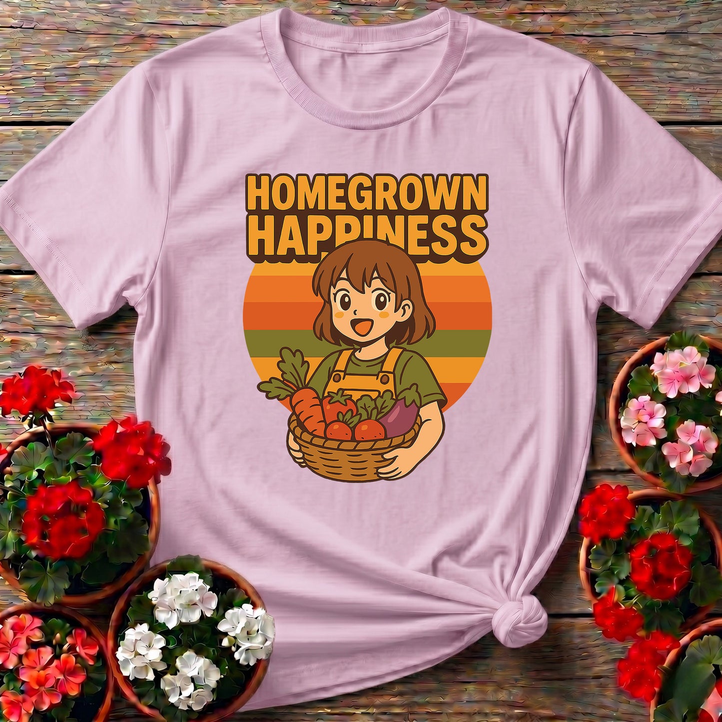 Homegrown Happiness Anime Harvest T-shirt