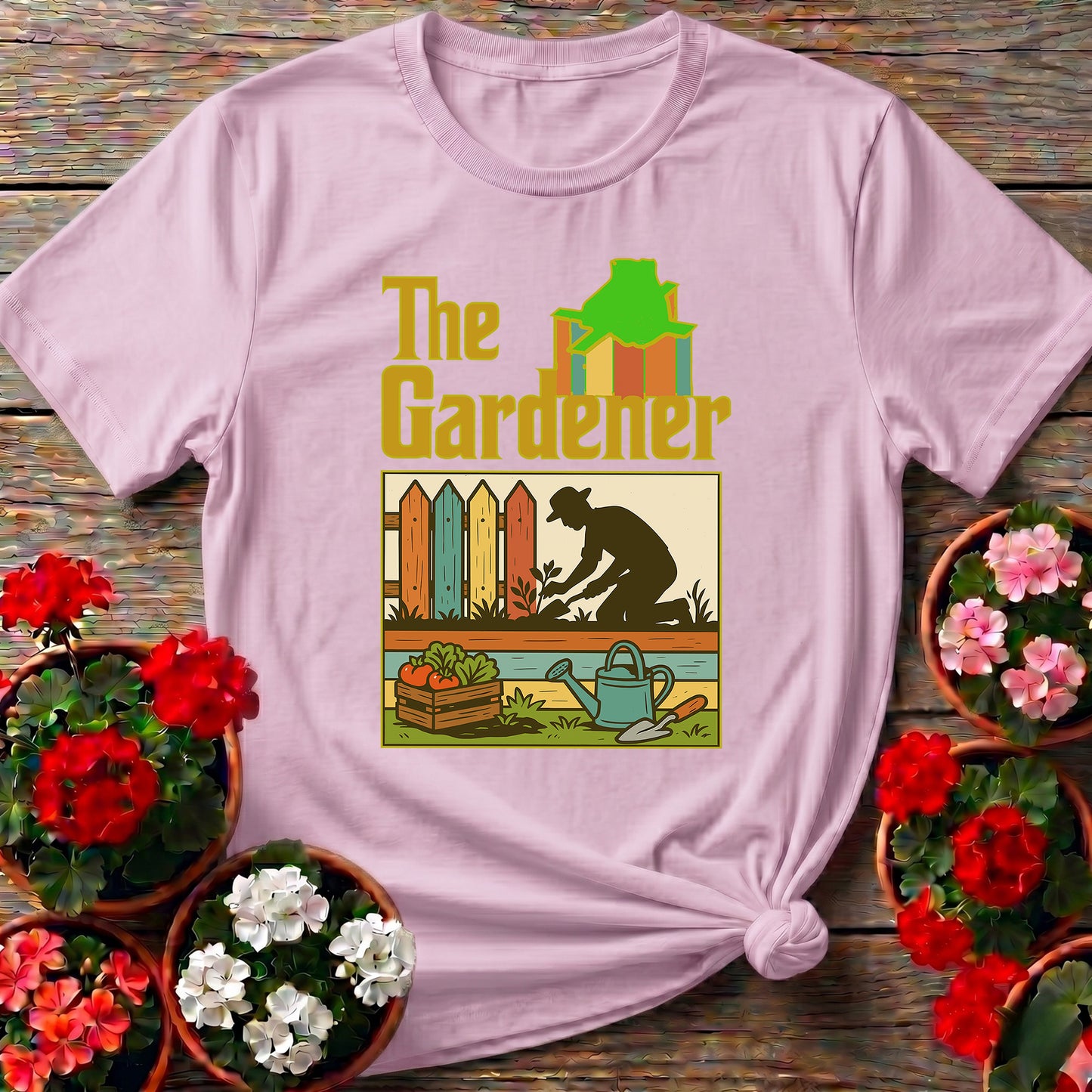 The Gardener Retro Silhouette T-shirt