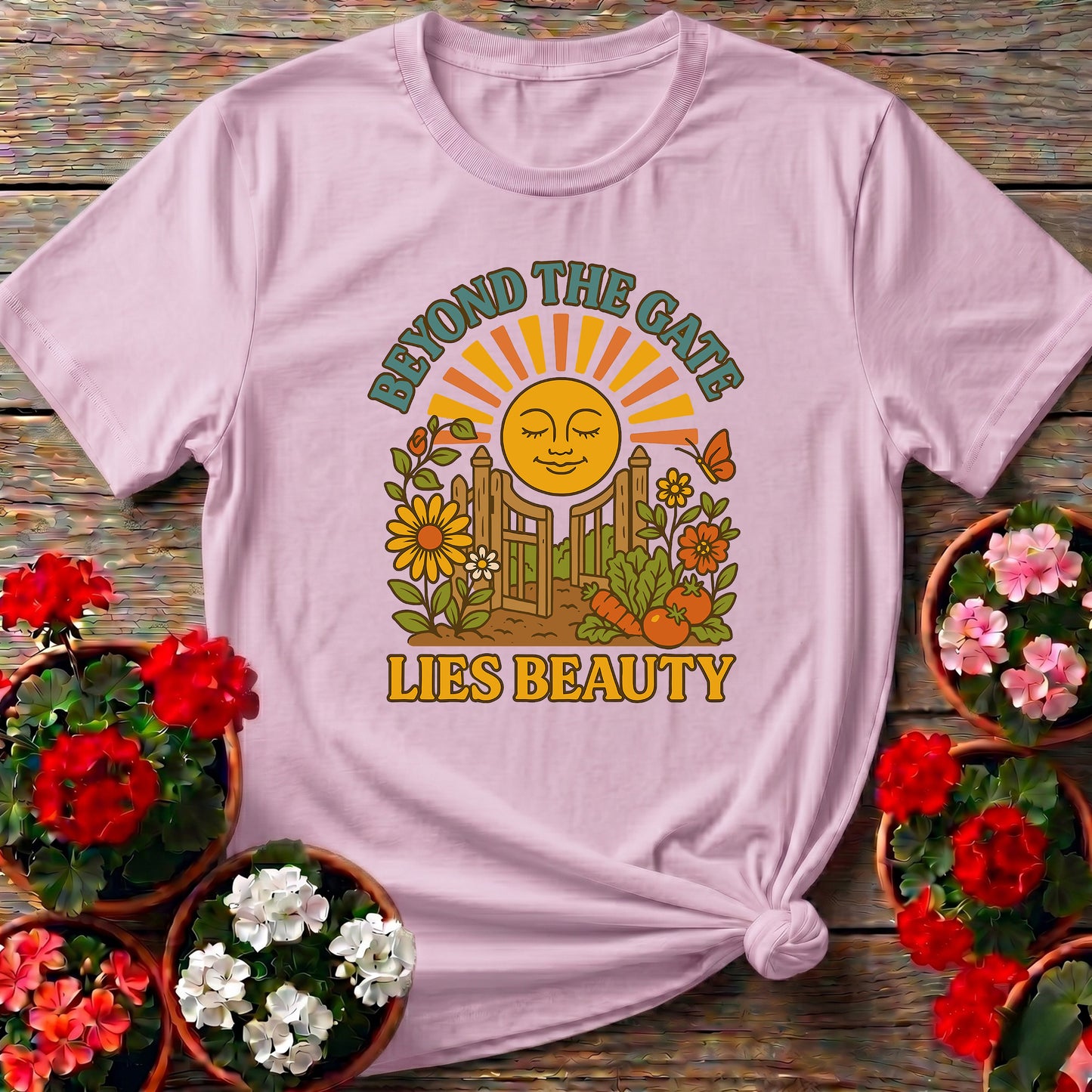 Beyond The Gate Lies Beauty Garden Tee
