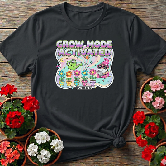 Grow Mode Activated Retro Y2K Kawaii Tee