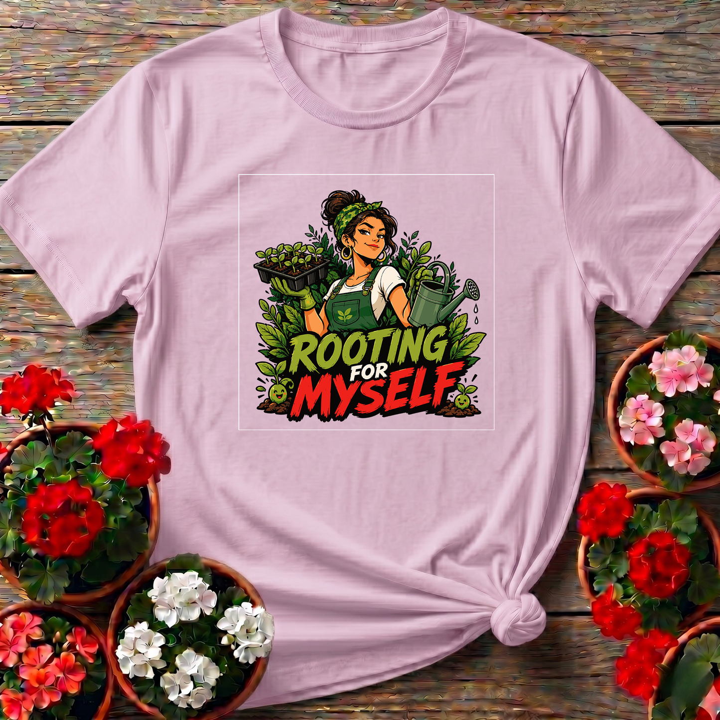 Rooting for Myself Gardening Tee