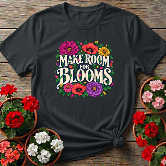 Make Room for Blooms Floral Gardening Tee