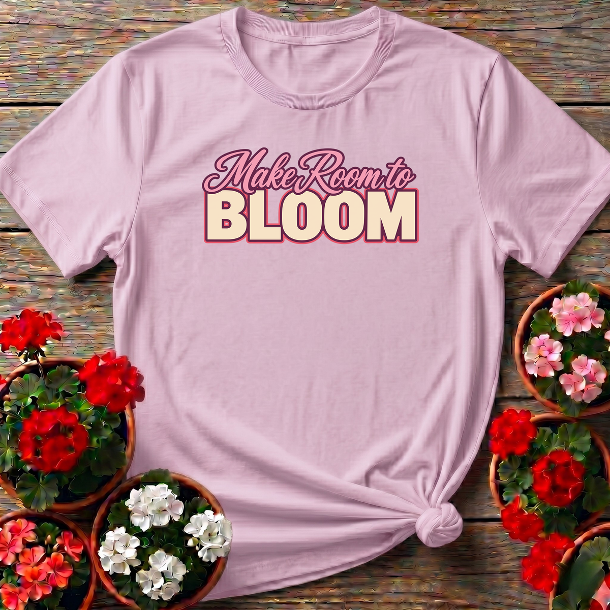 Make Room to Bloom Gardening T-Shirt for Plant Lovers