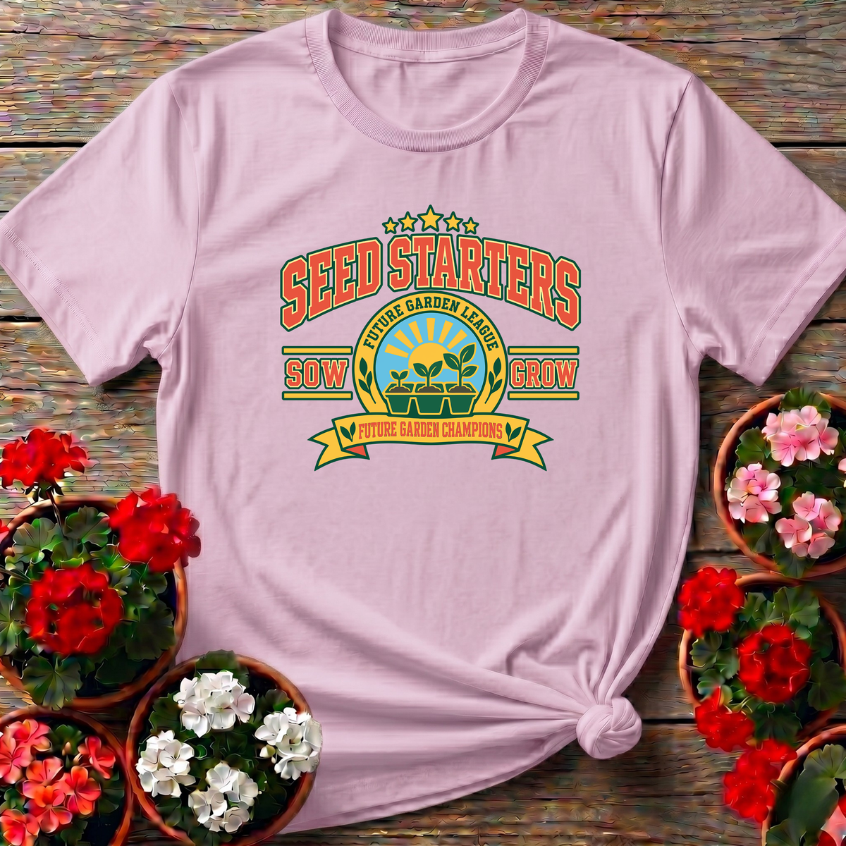 Seed Starters Future Garden Champions Gardening Tee
