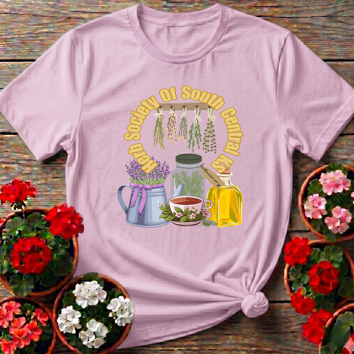 Herb Society Of South Central KS Gardening Shirt