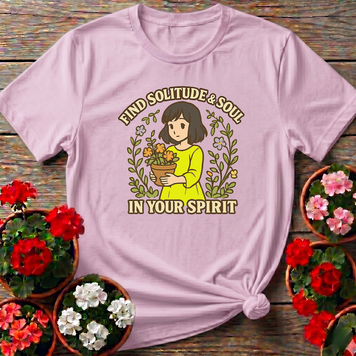 Find Solitude and Soul in Your Spirit Gardening Tee