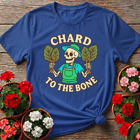 Chard To The Bone Skeleton Tee - GardeningTshirts