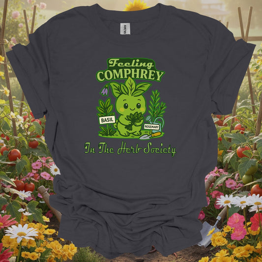 Feeling Comphrey In The Herb Society Kawaii T-Shirt - GardeningTshirts