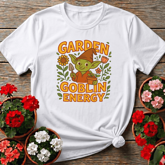 Garden Goblin Energy Funny Gardening T-Shirt - GardeningTshirts