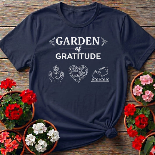 Garden of Gratitude Gardening Shirt - GardeningTshirts