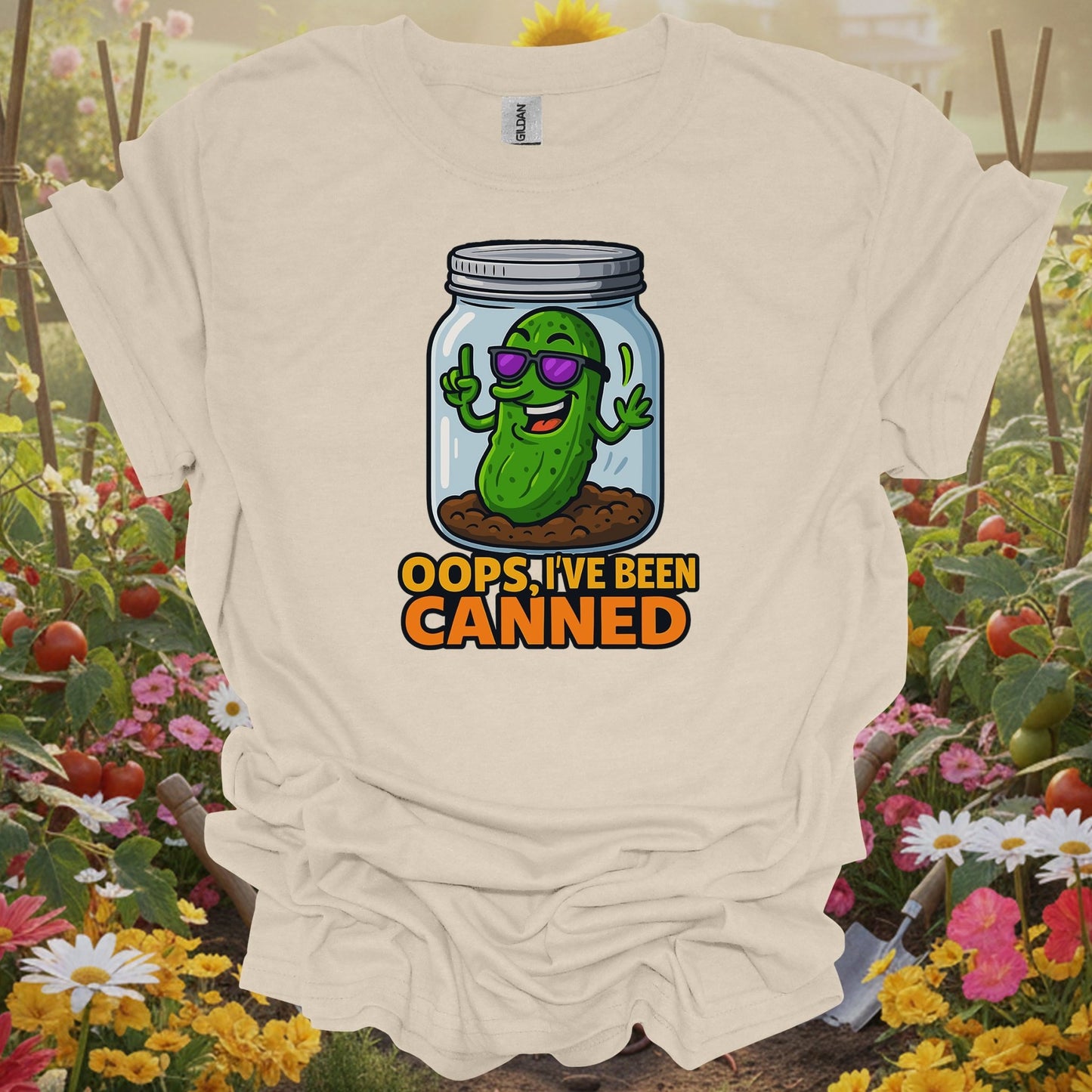 Natural oops ive been canned gardening shirt for home canners, pickle lovers, vegetable gardeners, funny pun fans, a...