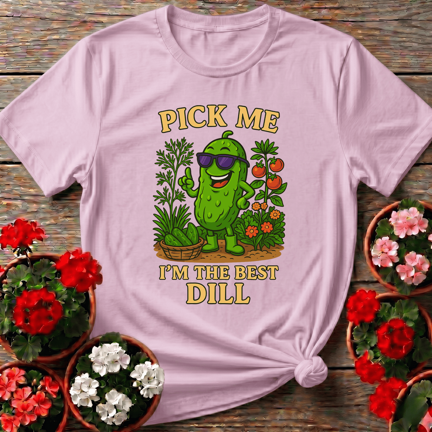 Pick Me Im The Best Dill Funny Pickle T-shirt - GardeningTshirts