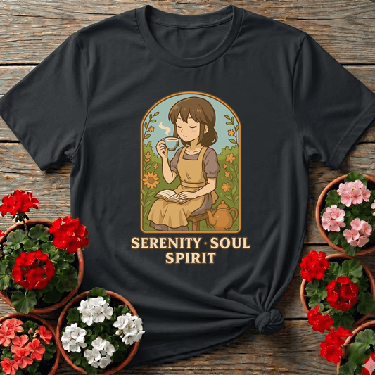 Serenity Soul Spirit Botanical Cottagecore T-shirt - GardeningTshirts