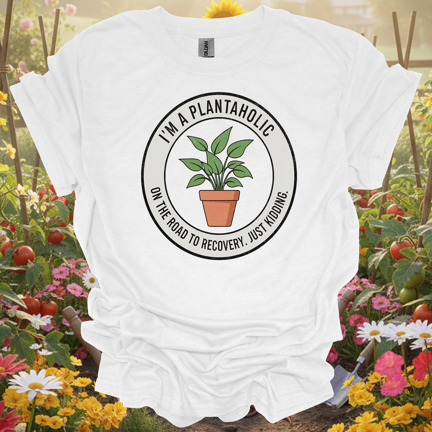 "I'm a Plantaholic" Funny Houseplant T-Shirt