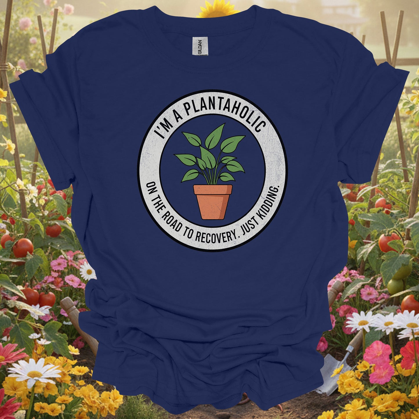 "I'm a Plantaholic" Funny Houseplant T-Shirt