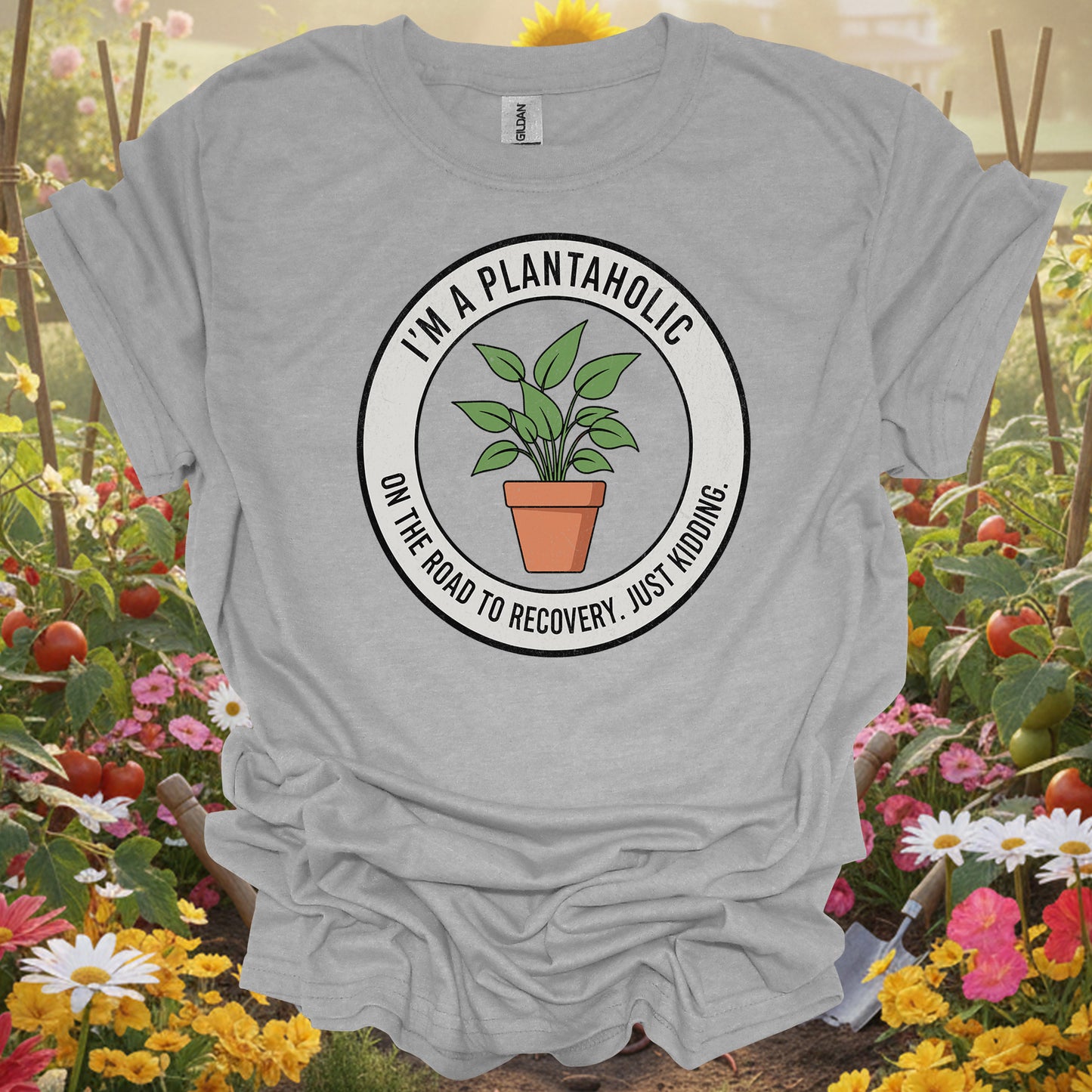 "I'm a Plantaholic" Funny Houseplant T-Shirt