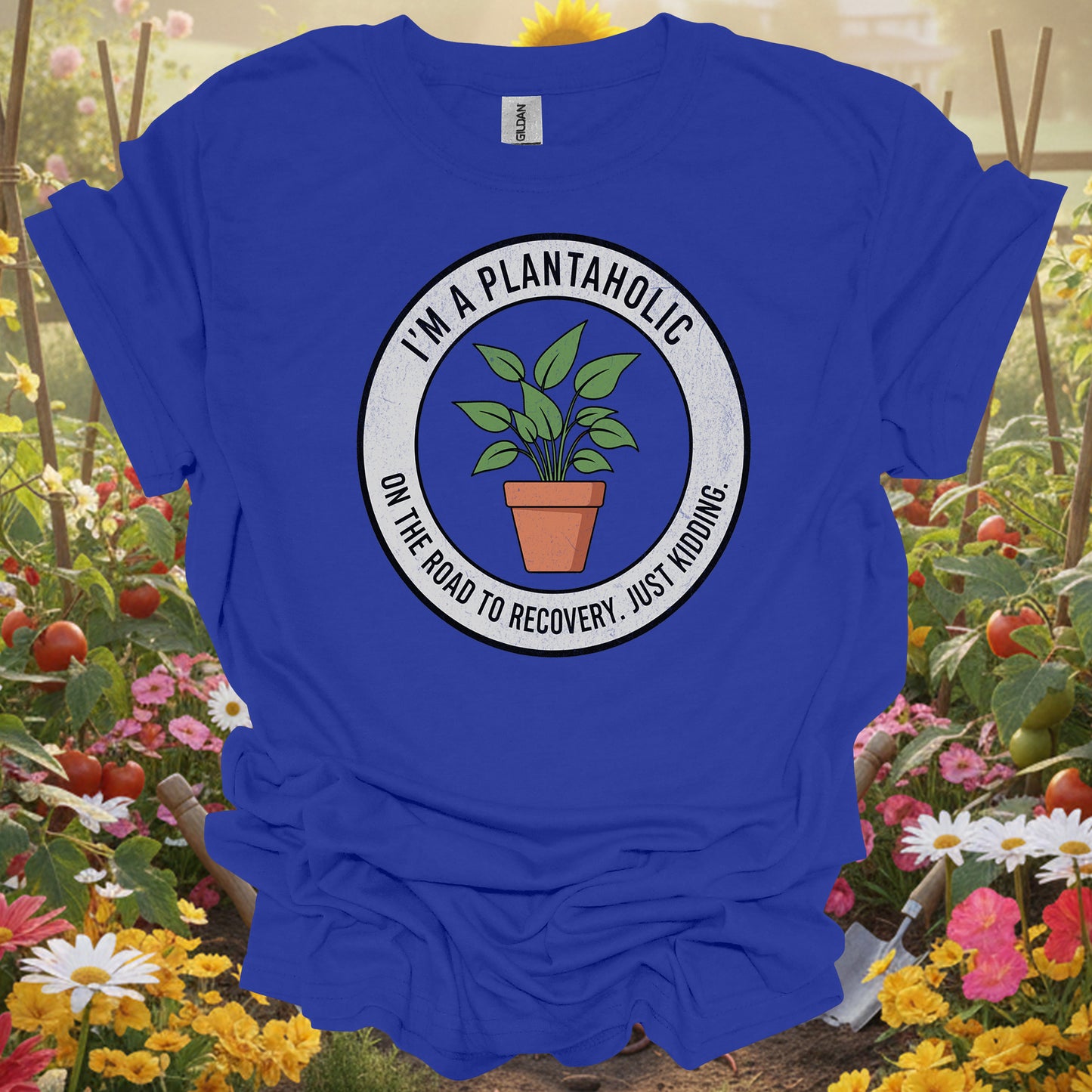 "I'm a Plantaholic" Funny Houseplant T-Shirt
