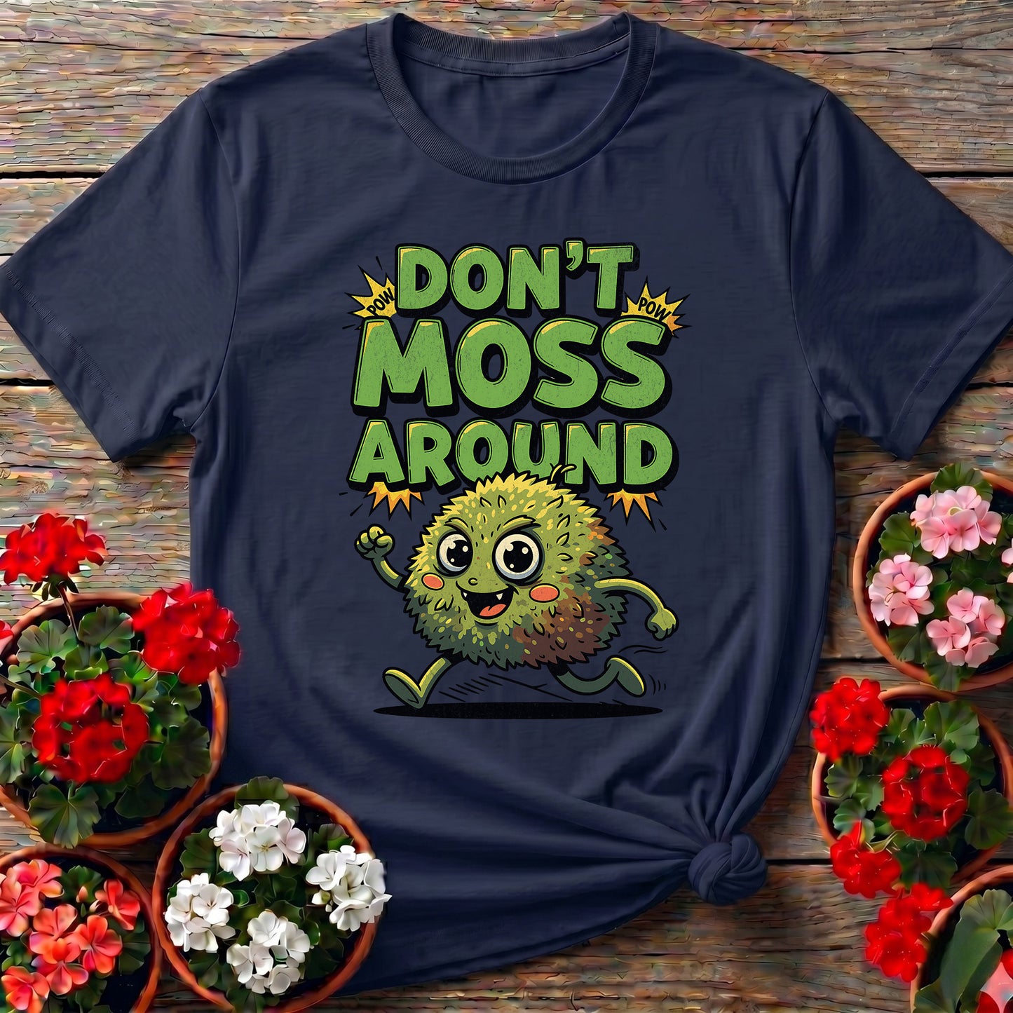 Dont Moss Around Funny Moss Pun T-shirt