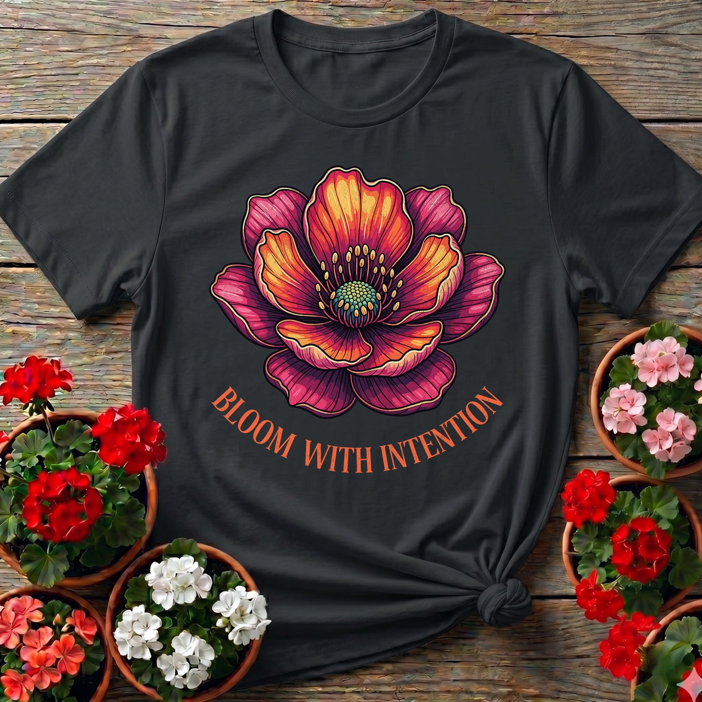 Bloom With Intention Botanical Tee