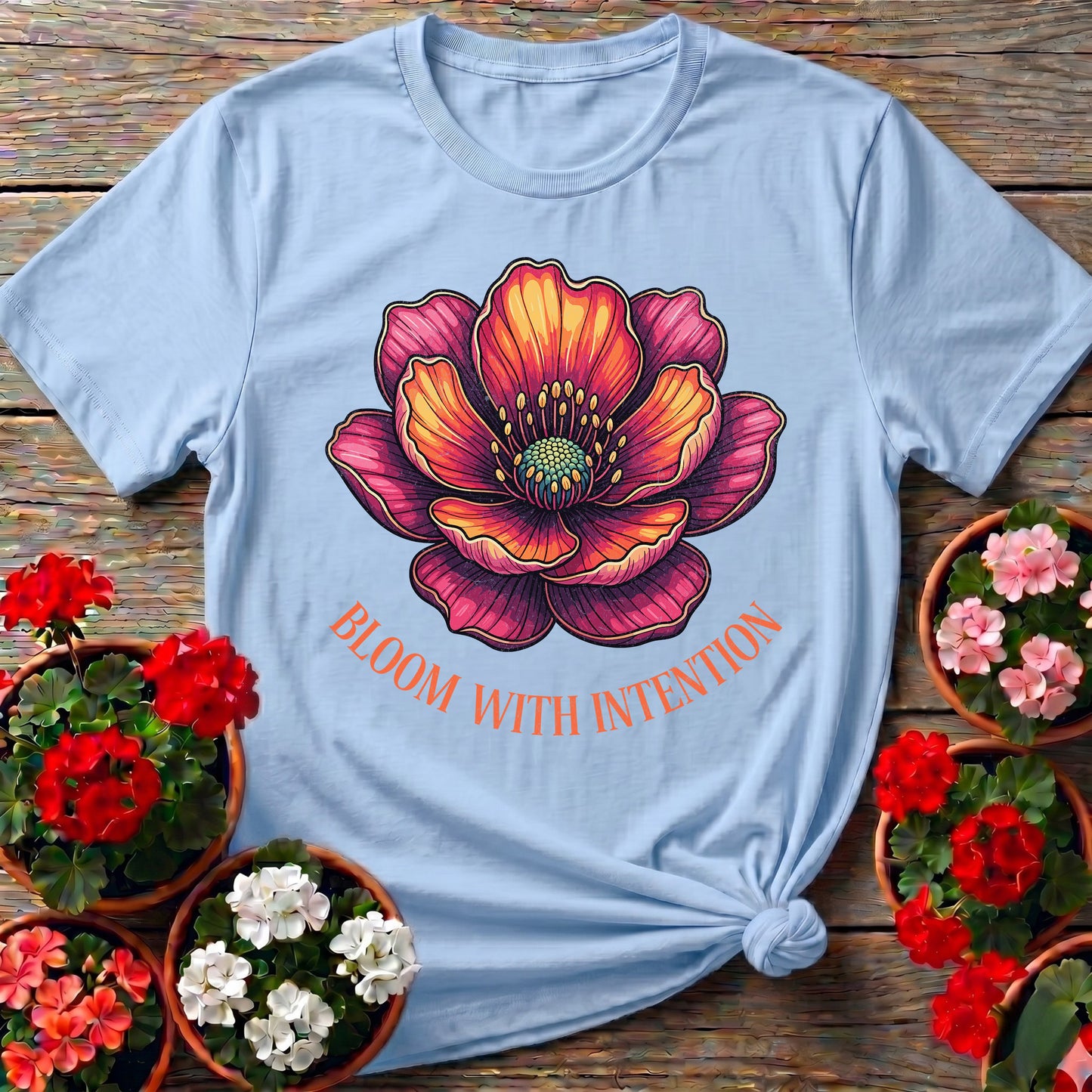 Bloom With Intention Botanical Tee