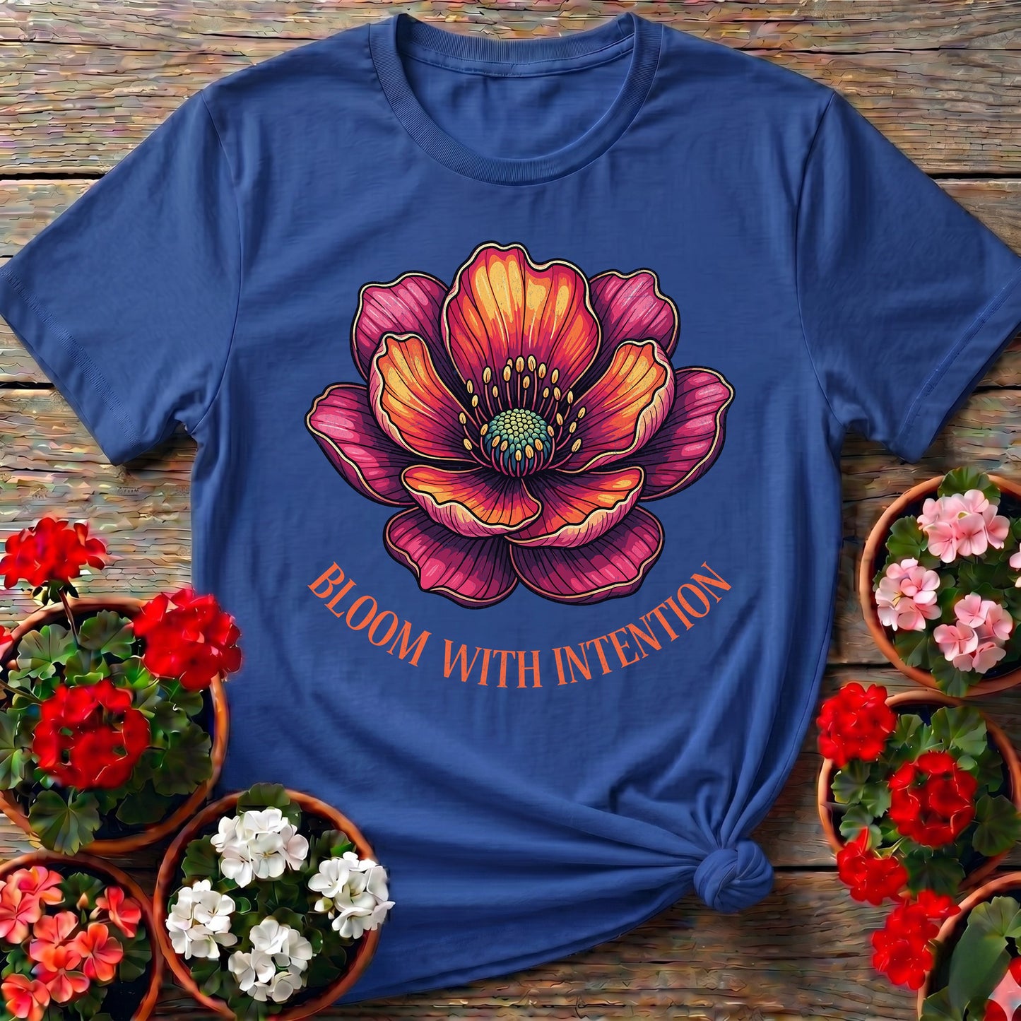Bloom With Intention Botanical Tee