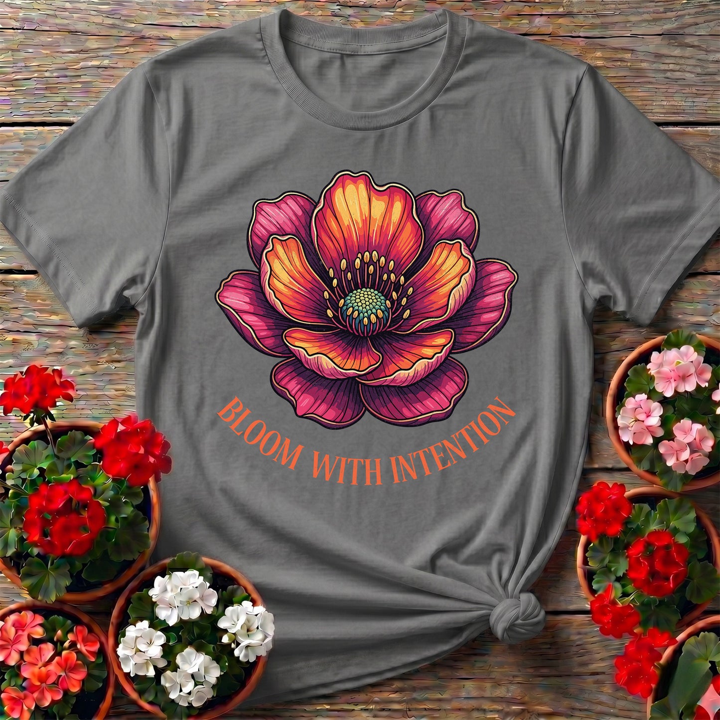 Bloom With Intention Botanical Tee