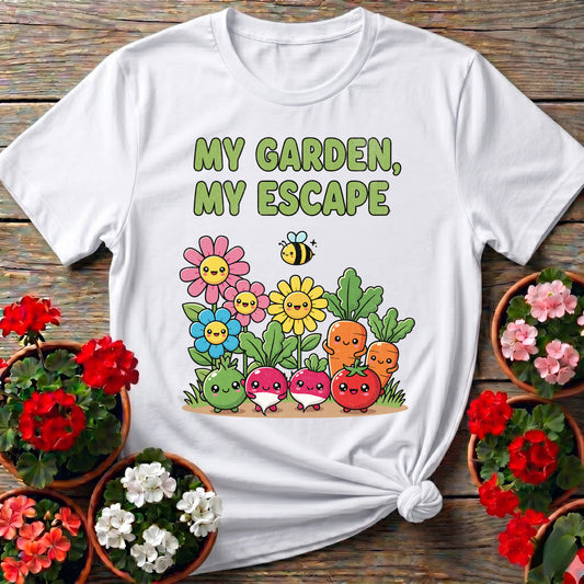 My Garden My Escape Kawaii Vegetable T-shirt