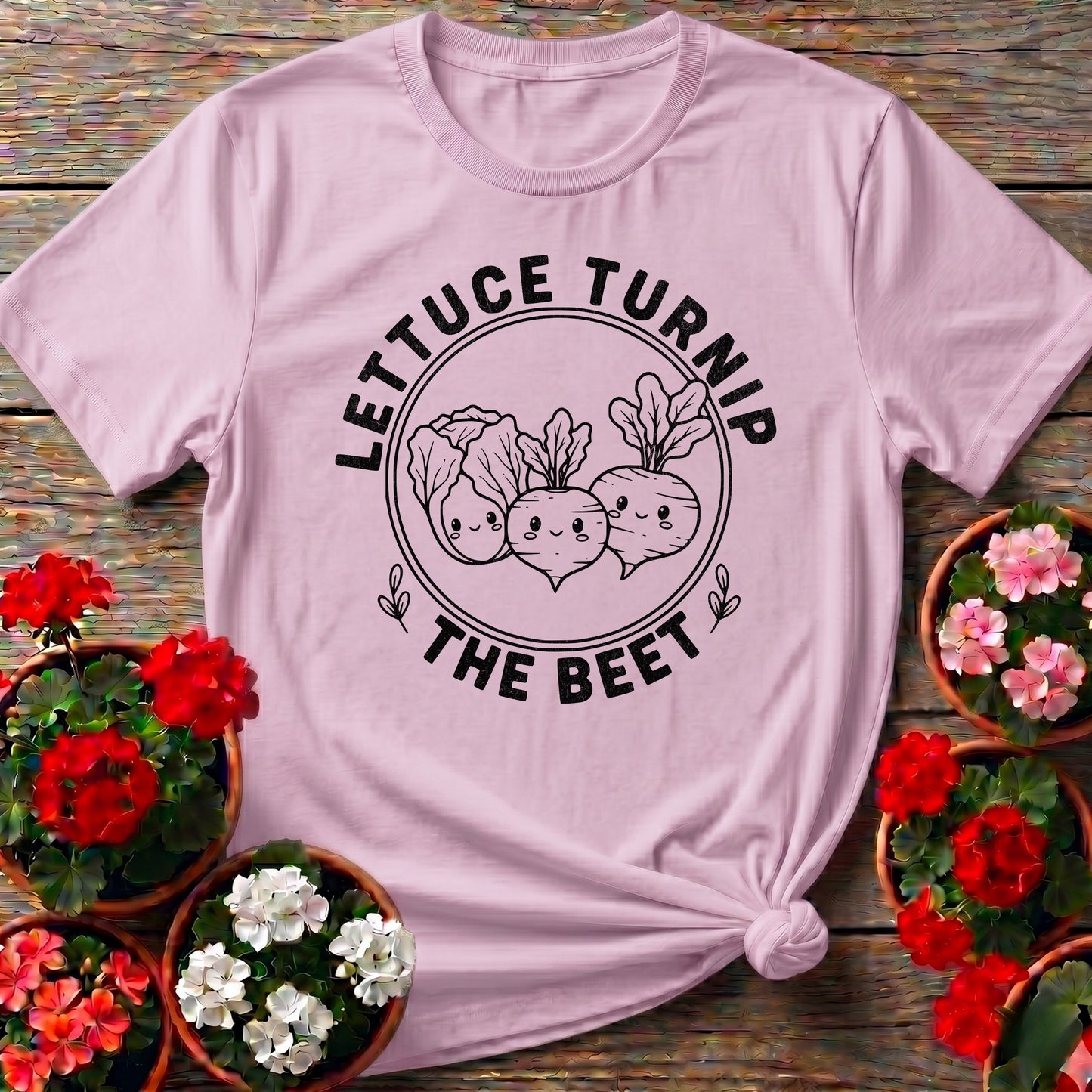 Lettuce Turnip The Beet Kawaii T-shirt