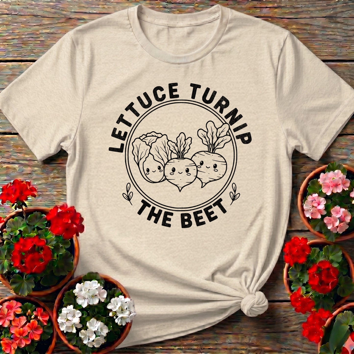 Lettuce Turnip The Beet Kawaii T-shirt