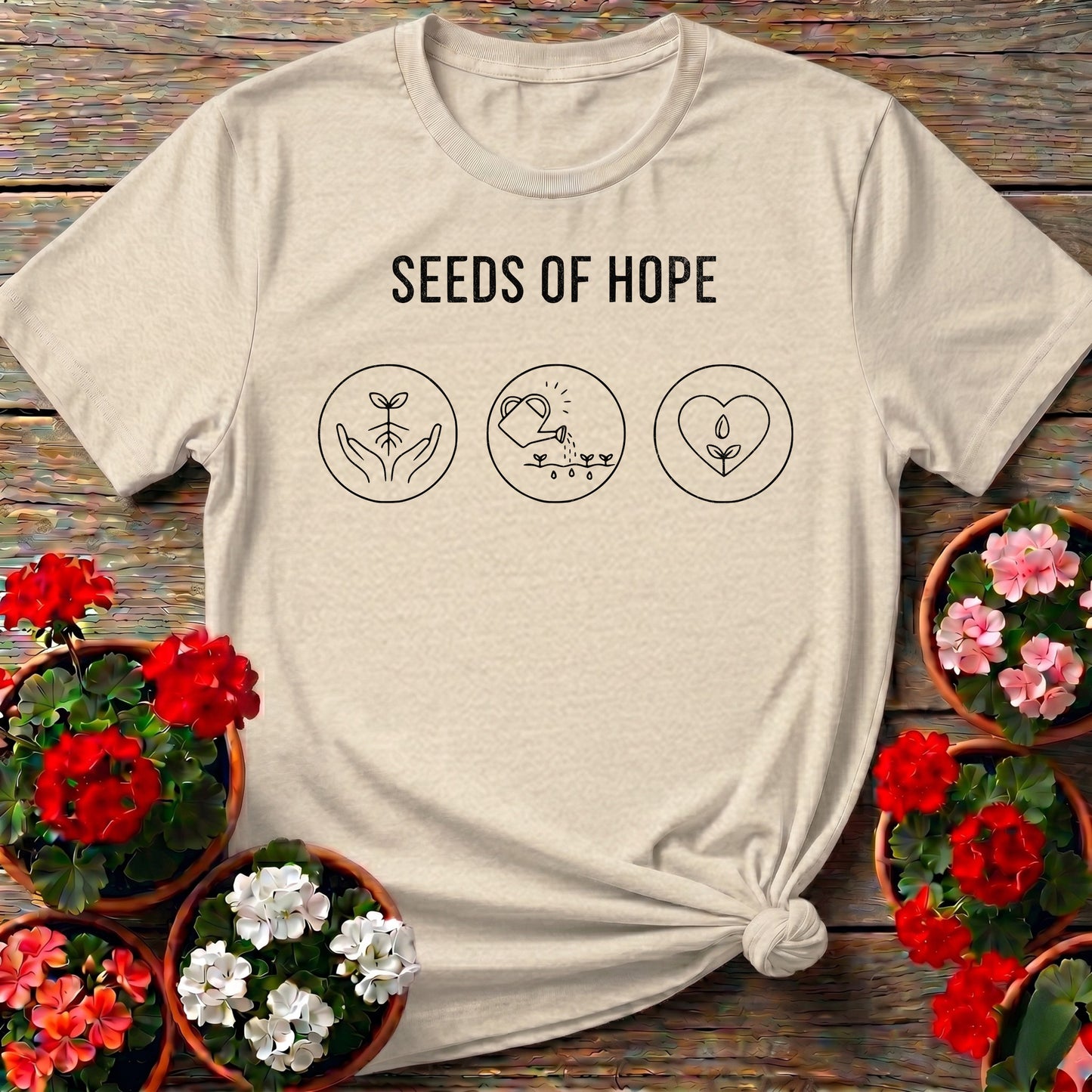 Seeds Of Hope Gardening T-shirt