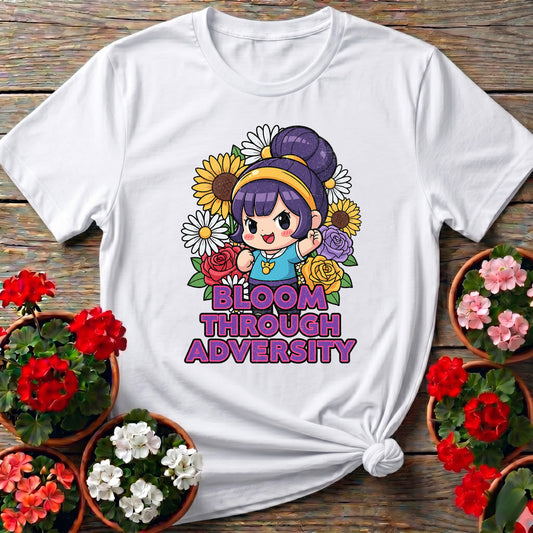 Bloom Through Adversity Chibi Tee