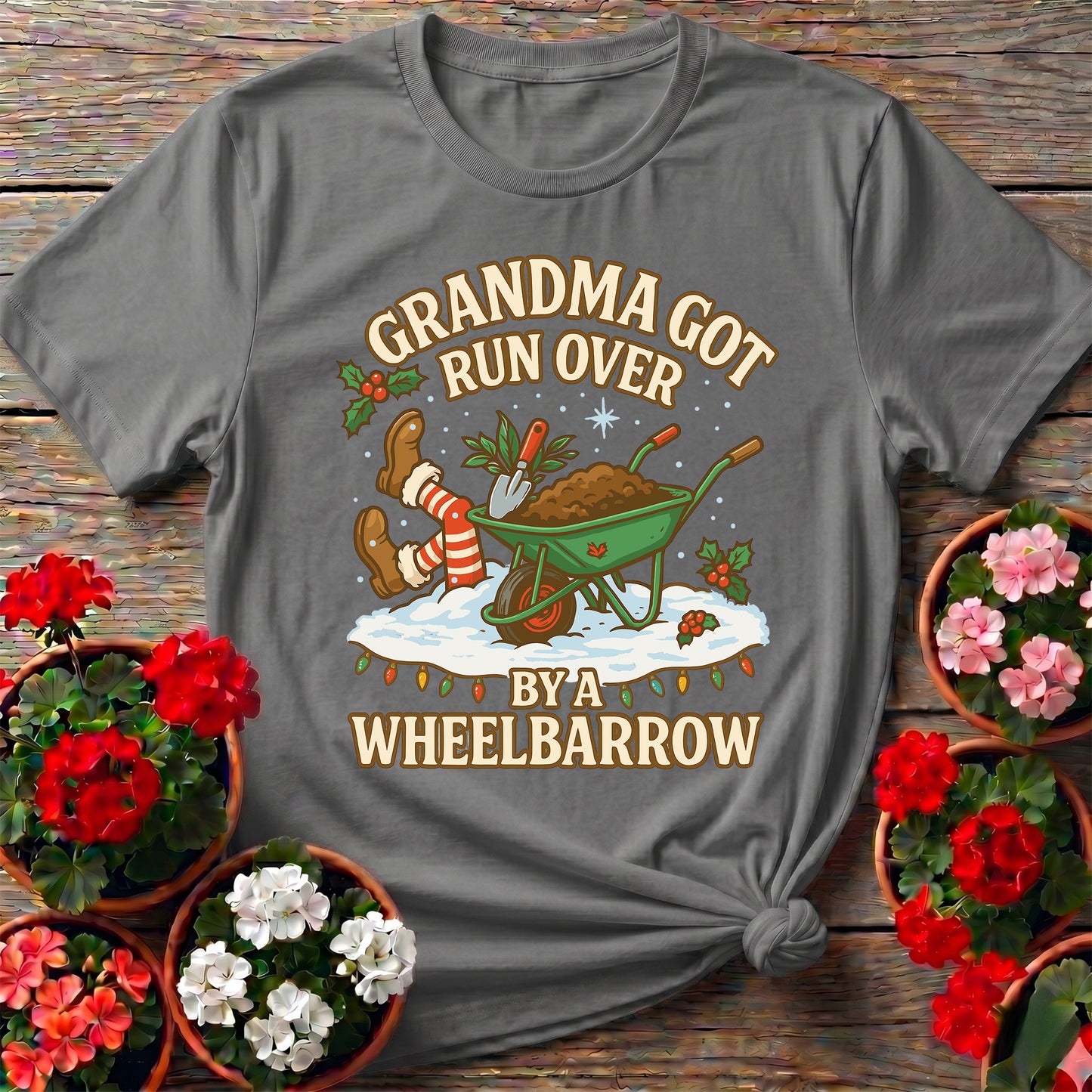 Grandma Got Run Over Parody Tee