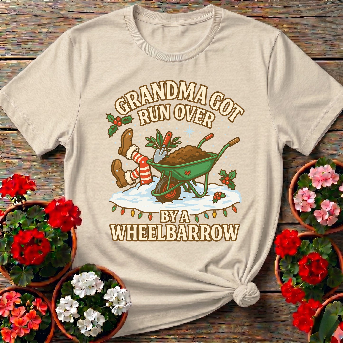 Grandma Got Run Over Parody Tee