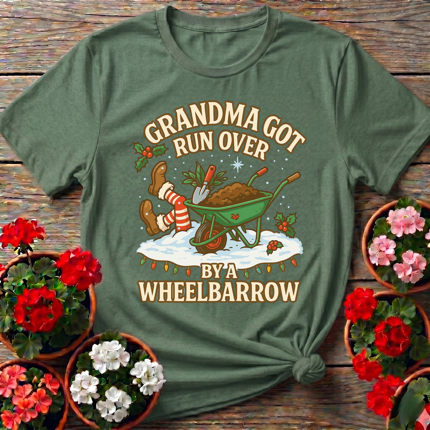 Grandma Got Run Over Parody Tee