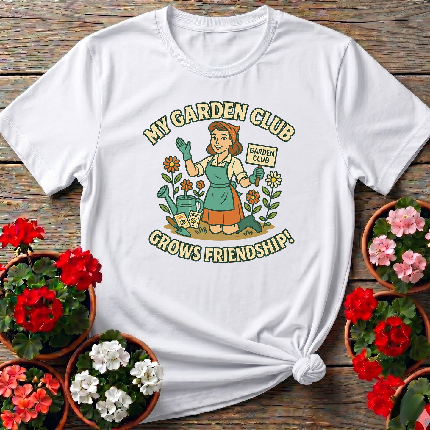 My Garden Club Grows Friendship T-shirt