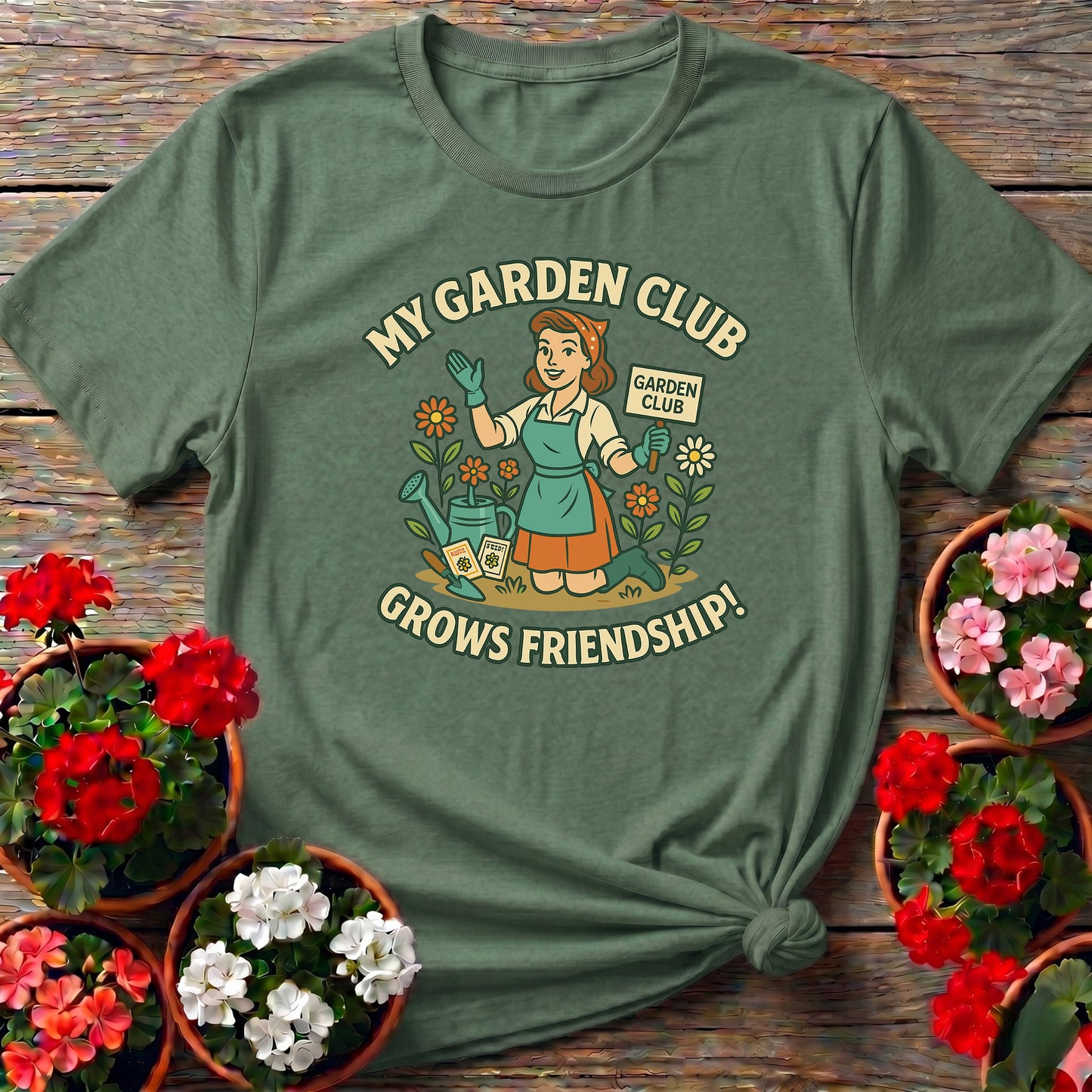 My Garden Club Grows Friendship T-shirt
