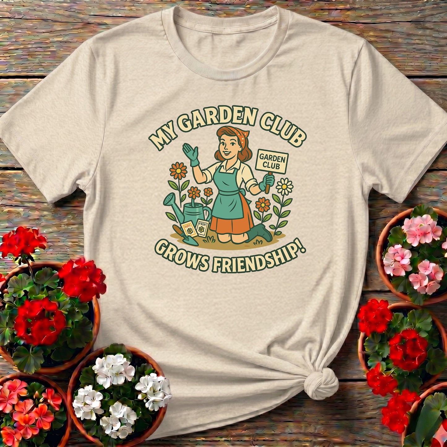 My Garden Club Grows Friendship T-shirt