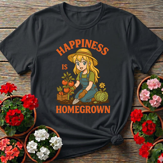 Happiness Is Homegrown Anime Gardener T-shirt
