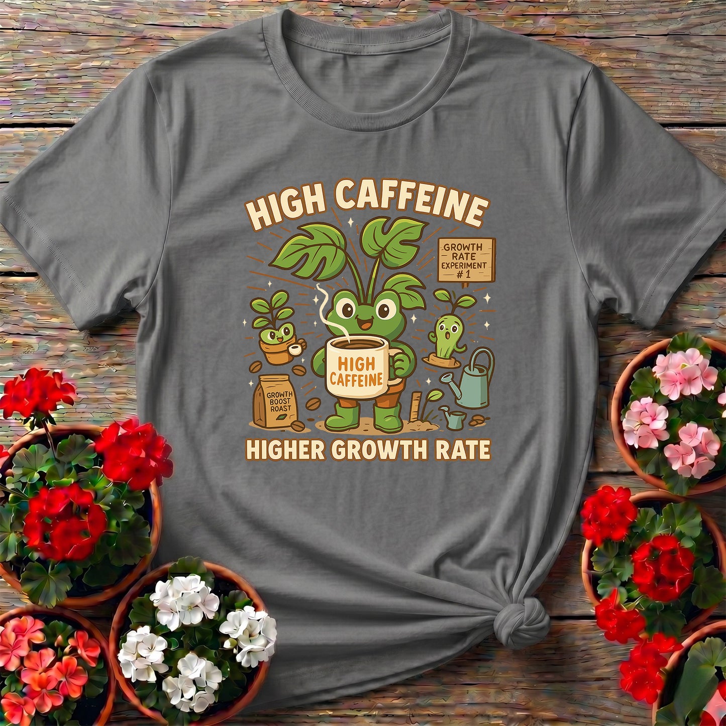 High Caffeine Higher Growth Rate Frog Tee