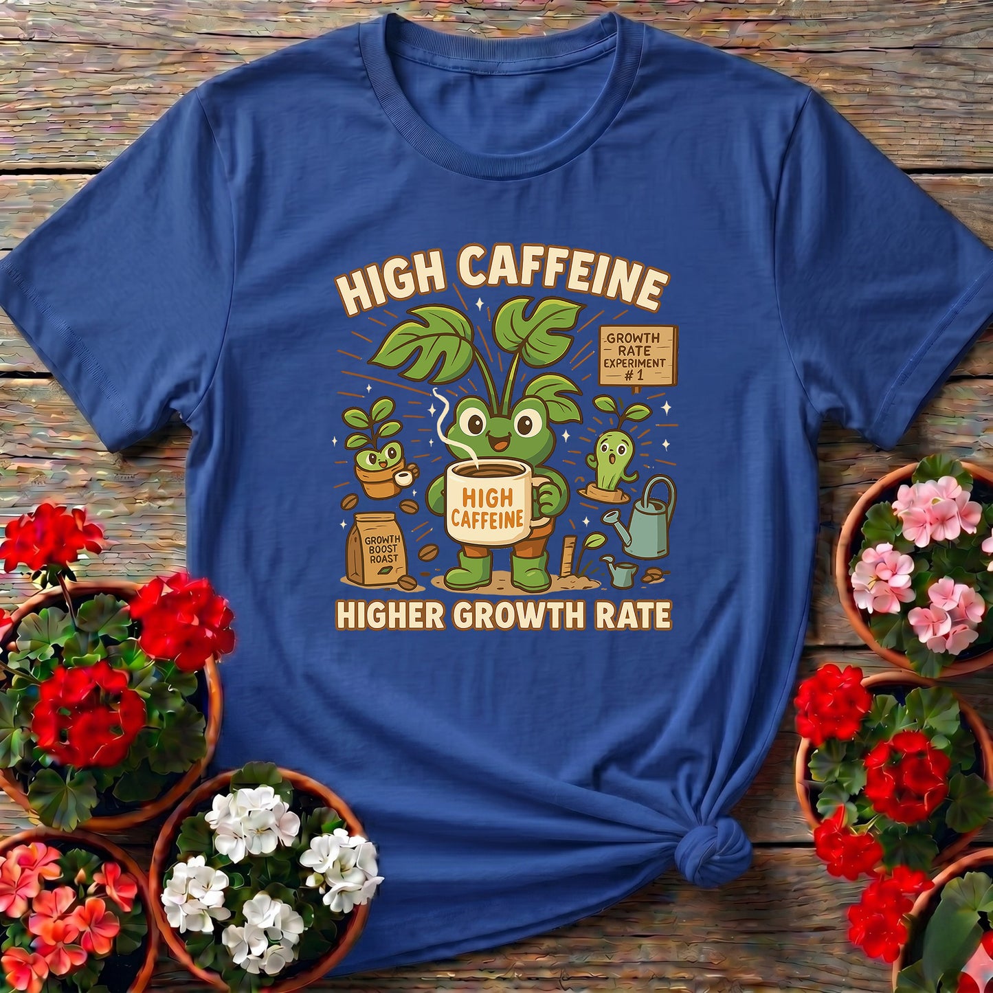 High Caffeine Higher Growth Rate Frog Tee