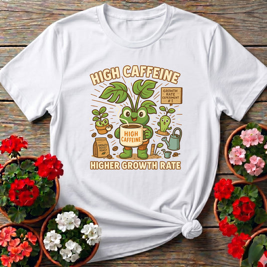 High Caffeine Higher Growth Rate Frog Tee