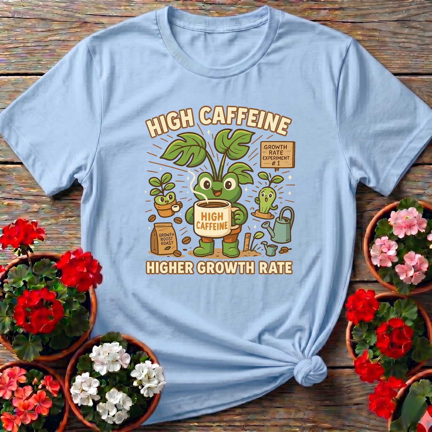 High Caffeine Higher Growth Rate Frog Tee
