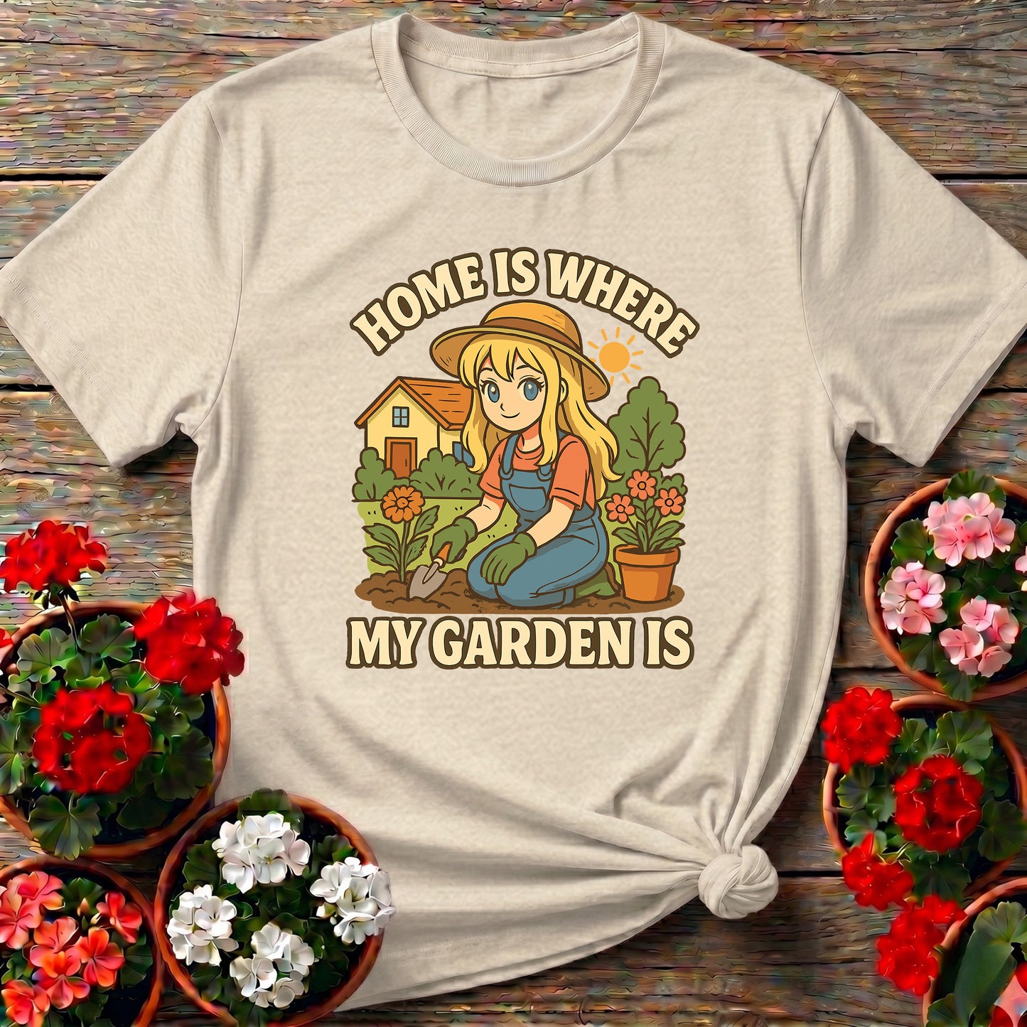 Home Is Where My Garden Is Anime T-shirt