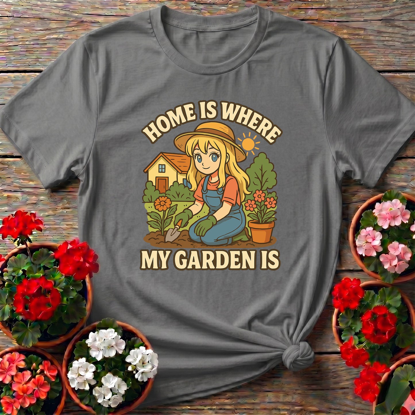 Home Is Where My Garden Is Anime T-shirt