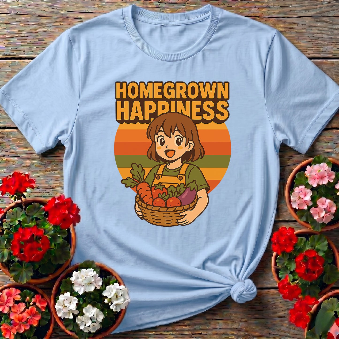 Homegrown Happiness Anime Harvest T-shirt