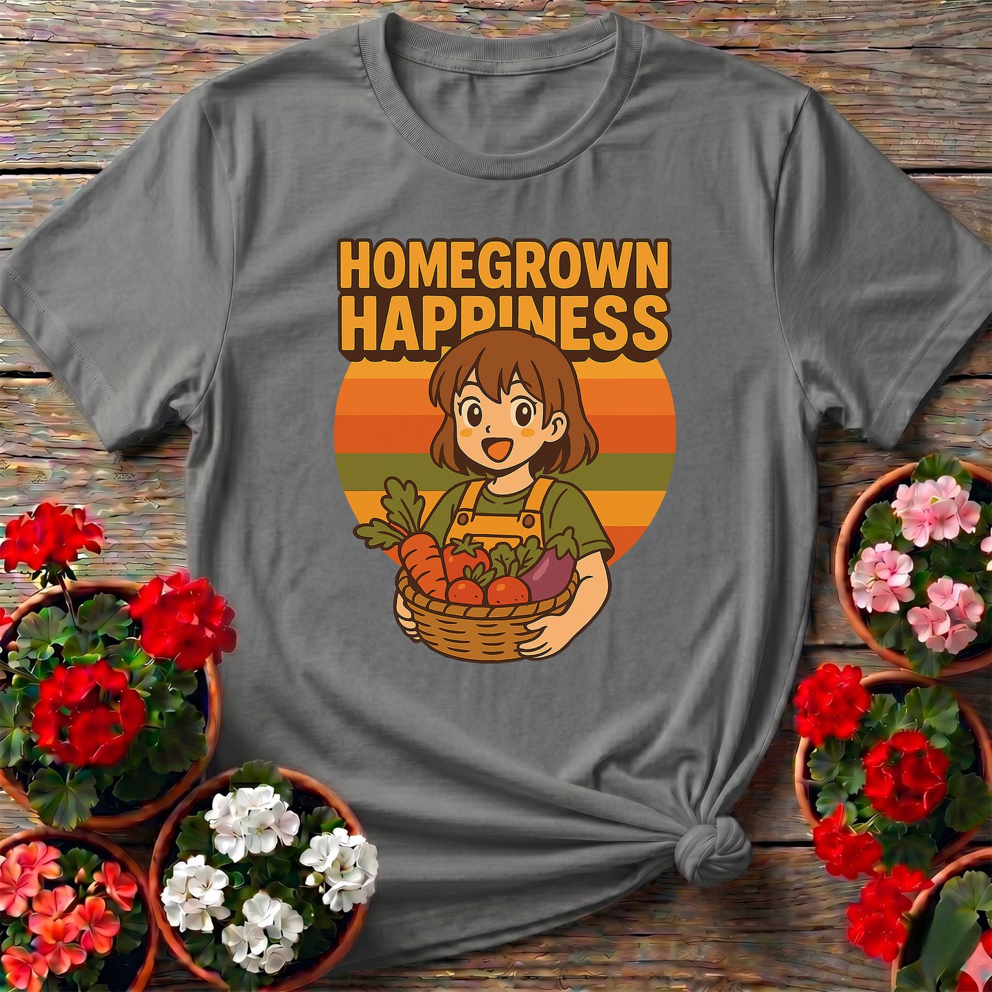 Homegrown Happiness Anime Harvest T-shirt
