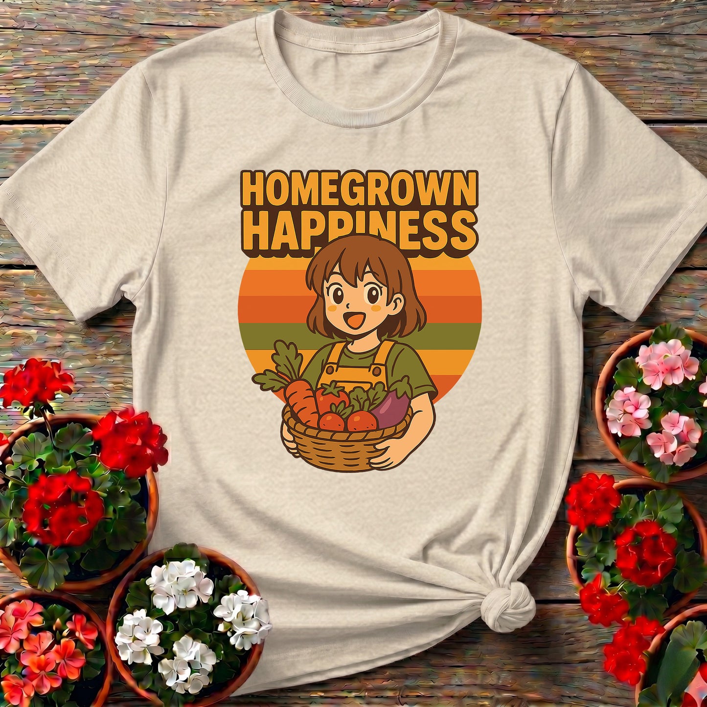 Homegrown Happiness Anime Harvest T-shirt